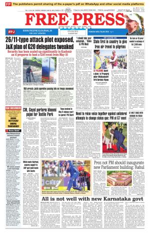 Free Press - Bhopal Epaper Edition