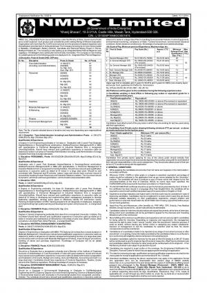 NMDC Employment 2014