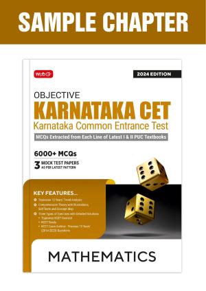 MTG Objective Karnataka CET Mathematics Free Sample Chapter