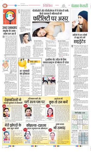 Date 27-01-2024 Punjab Kesari Health