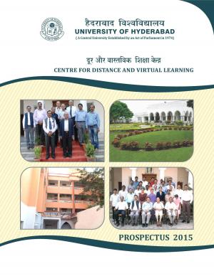 University of Hyderabad Notified Admission for Distance Education Courses 2015