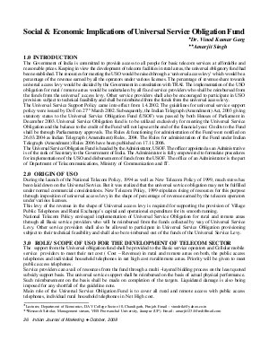 IJM-Oct08-Article4-Social & Economic Implications of Universal Service Obligation Fund