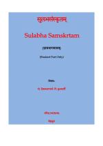 Sulabha Samskrtam (Students Part only)