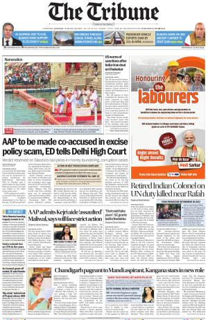 Tribune India Delhi Edition, Wed, 15 May 24