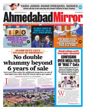 Ahmedabad Mirror e-newspaper in English by EPaper - Ahmedabad Mirror
