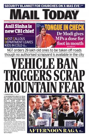 Mail Today, December 3, 2014