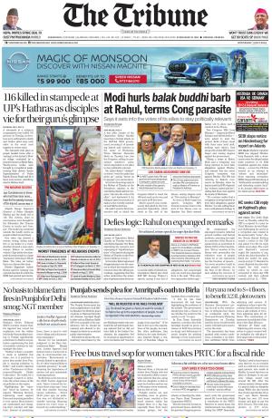 Tribune India Himachal Edition, Wed, 3 Jul 24