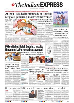 Indian Express Jaipur, Wed, 3 Jul 24