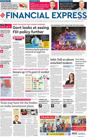 Financial Express Chennai, Fri, 5 Jul 24