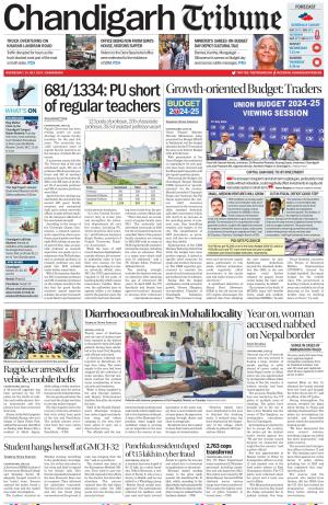 Tribune India Chandigarh Tribune, Wed, 24 Jul 24