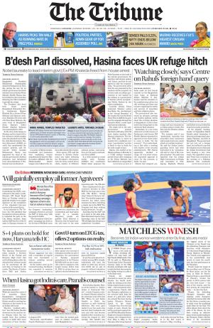 Tribune India Delhi Edition, Wed, 7 Aug 24