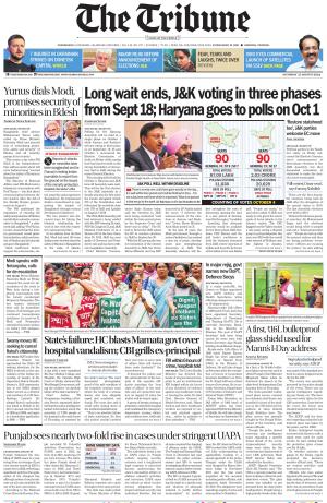 Tribune India Himachal Edition, Sat, 17 Aug 24