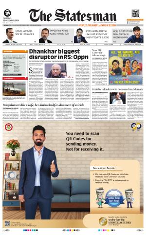 The Statesman Kolkata - The Statesman, Thu, 12 Dec 24