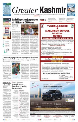 Greater Kashmir Jammu