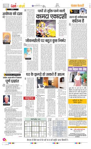 Date 07-04-2025 Punjab Kesari Darm Karm