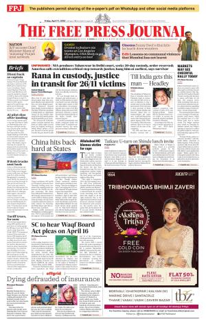 Free Press - Mumbai Epaper