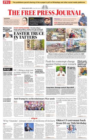Free Press - Mumbai Epaper