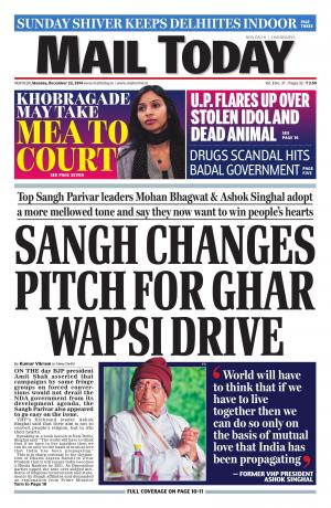 Mail Today, December 22, 2014