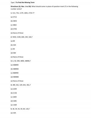 Chapter-1 Number Series