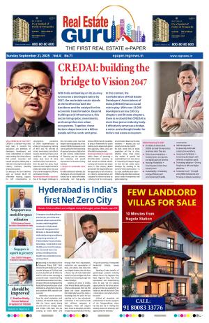 Real Estate Guru Epaper Sept 14th 2025 Hyderabad Real Estate