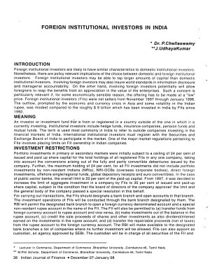 IJF-Dec07-Article5-Foreign Institutional Investors in India