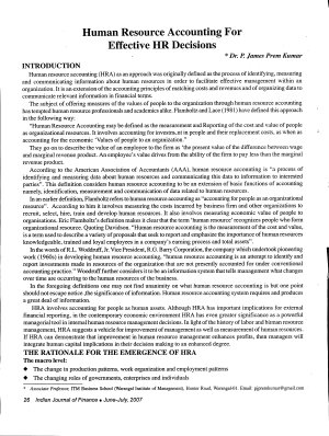 IJF-June07-Article5-Human Resource Accounting For Effective HR Decisions