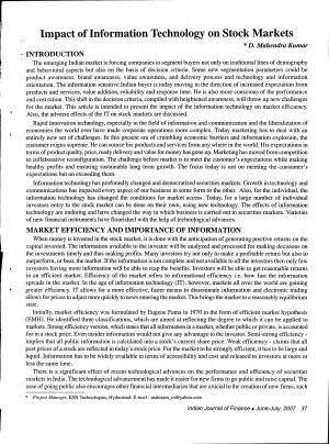 IJF-June07-Article7-Impact of Information Technology on Stock Markets