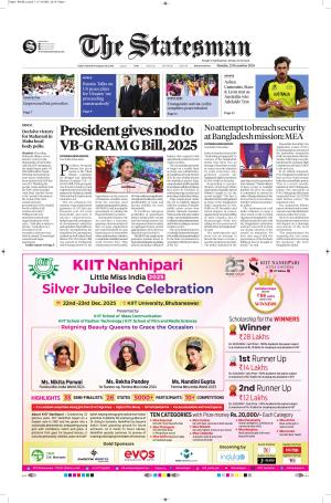  Bhubaneswar -The Statesman