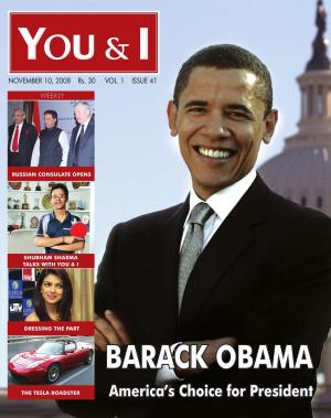 You & I –1.10 November 2008 –  23728BARACK OBAMAAmerica’s Choice for President