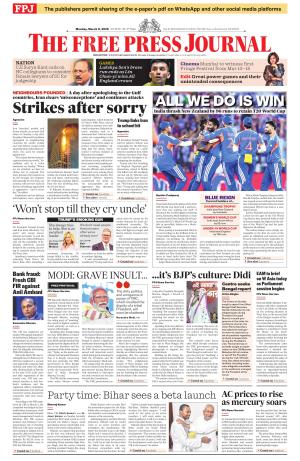 Free Press Journal - Mumbai Epaper