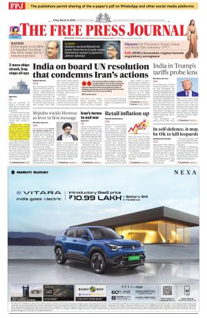 Free Press Journal - Mumbai Epaper