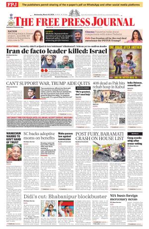 Free Press Journal - Mumbai Epaper