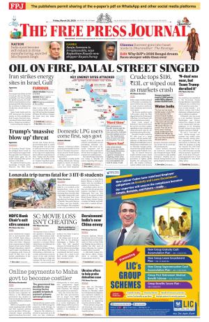 Free Press Journal - Mumbai Epaper