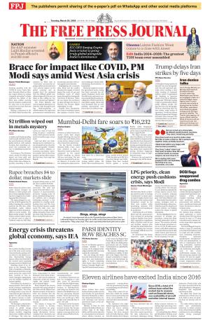 Free Press Journal - Mumbai Epaper