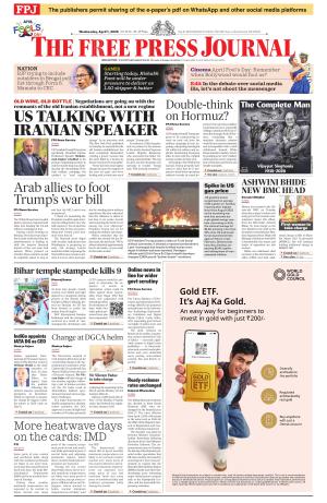 Free Press Journal - Mumbai Epaper