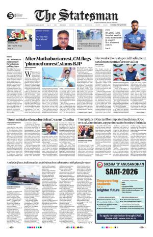 Kolkata - The Statesman