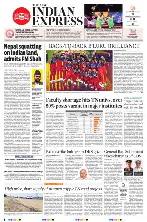 The New Indian Express-Chennai