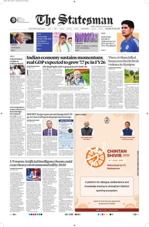  Bhubaneswar -The Statesman