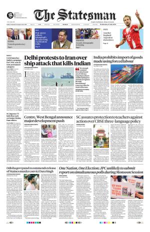 Mumbai - The Statesman