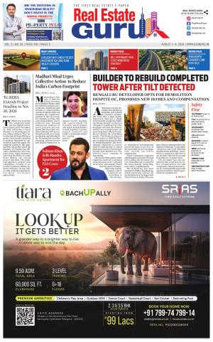 Real Estate Guru Weekly ePaper | Hyderabad Real Estate Boom Continues | Top Property News, Investment Trends & Market Updates | August 2–8, 2026
