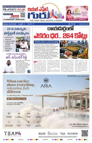 # Hyderabad Real Estate Boom 2026: Rayadurg Land Hits ₹264 Crore/Acre, RRR North & Property Market Updates