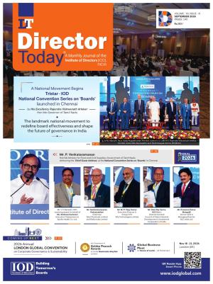 Director Today : Monthly Magazine by Institute of Directors IOD, India