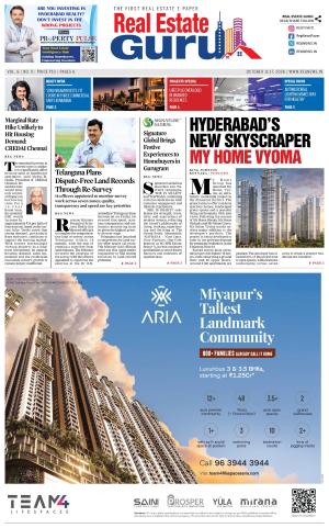 Real Estate Guru ePaper | Hyderabad Real Estate News, ₹500 Cr Pre-Launch Fraud Allegations, RERA Updates & Property Market Trends | October 11–17, 2026