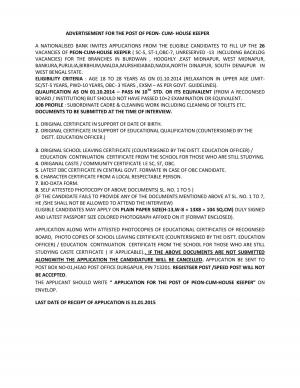 Oriental Bank of Commerce Notified Recruitment for 26 Peon –cum- House Keeper Posts 2015