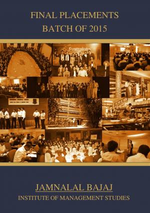 Jamnalal Bajaj Institute Of Management Studies Placement Report 2015