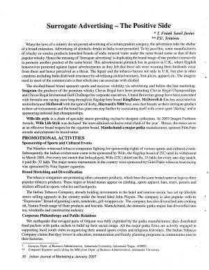 IJM-Jan07-Article5-Surrogate Advertising - The Positive Side