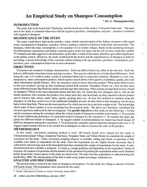 IJM-Jan07-Article7-An Empirical Study on Shampoo Consumption