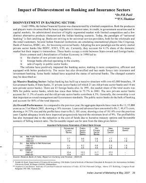 IJM-May07-Article7-Impact of Disinvestment on Banking and Insurance Sectors