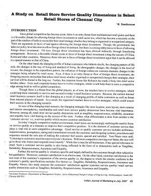 IJM-July07-Article8-A Study on Retail Store Service Quality Dimensions in Select Retail Stores of Chennai City