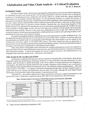 IJM-Sep07-Article6-Globalization and Value Chain Analysis - A Critical Evaluation
